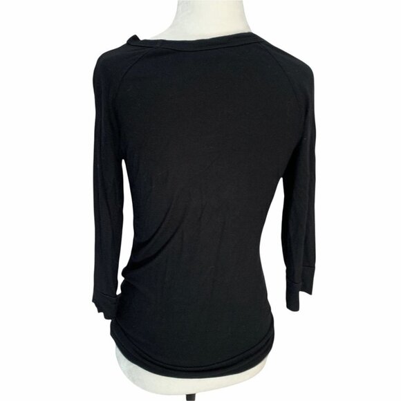 REQUEST🖤3/4 Length Sleeve T-Shirt Graphic Black Size XS - Picture 8 of 8